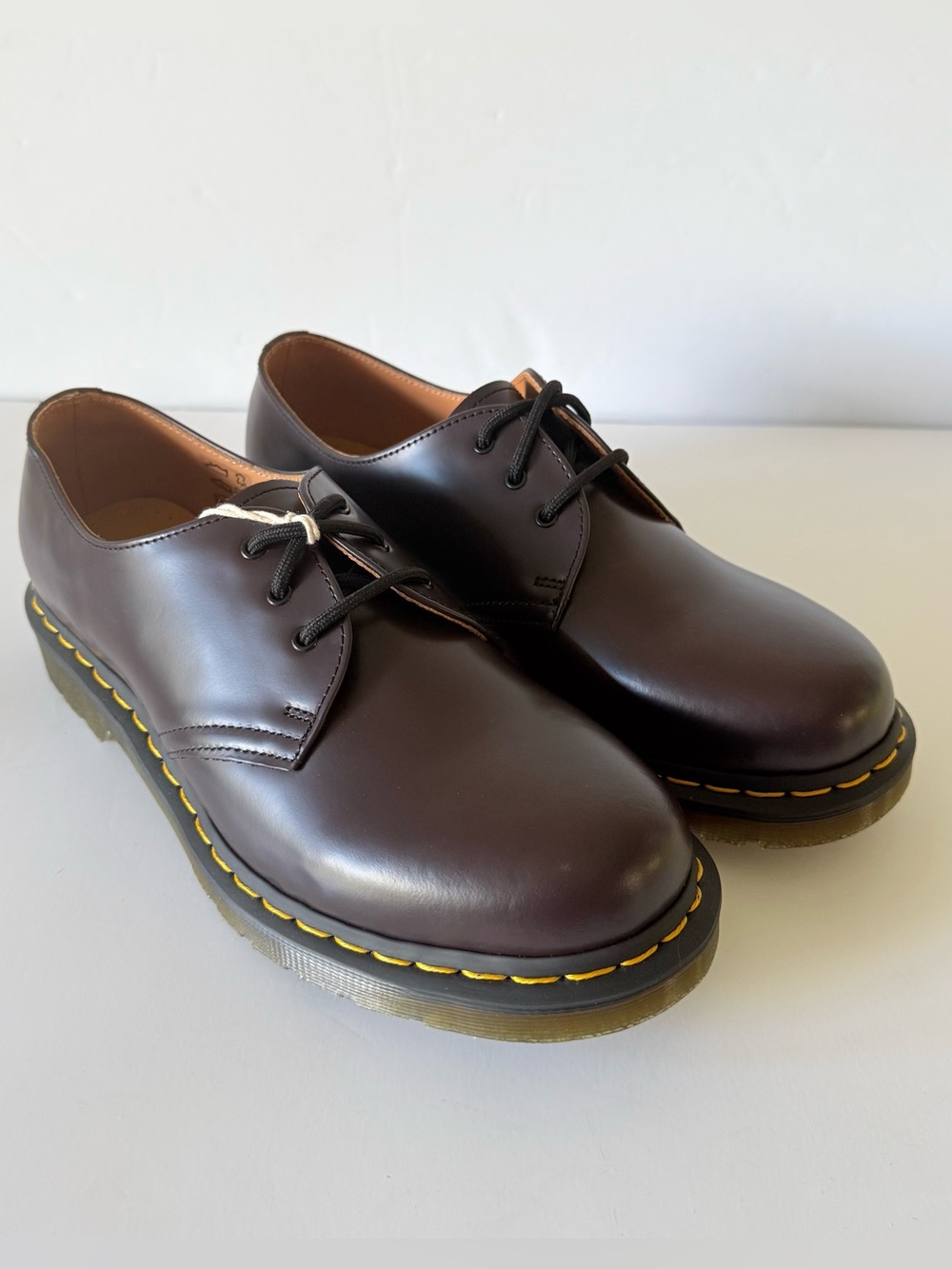 Dr Martens 1461 Burgundy Leather Oxford Shoes Mens 9 Womens 10 New With Tags